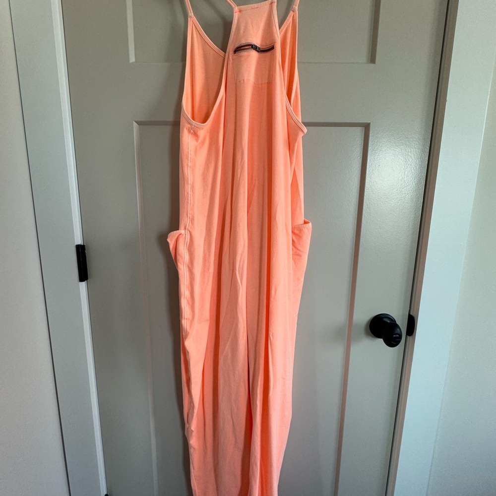FP Movement by Free People Bright Orange Hot Shot Onesie XS - Picture 5 of 6